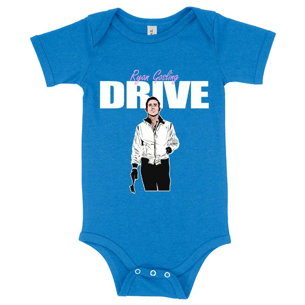 Baby Jersey Drive Onesie - Ryan Gosling Onesie Baby Clothing Kids & Baby Color : Heather Columbia Blue|Yellow|White 