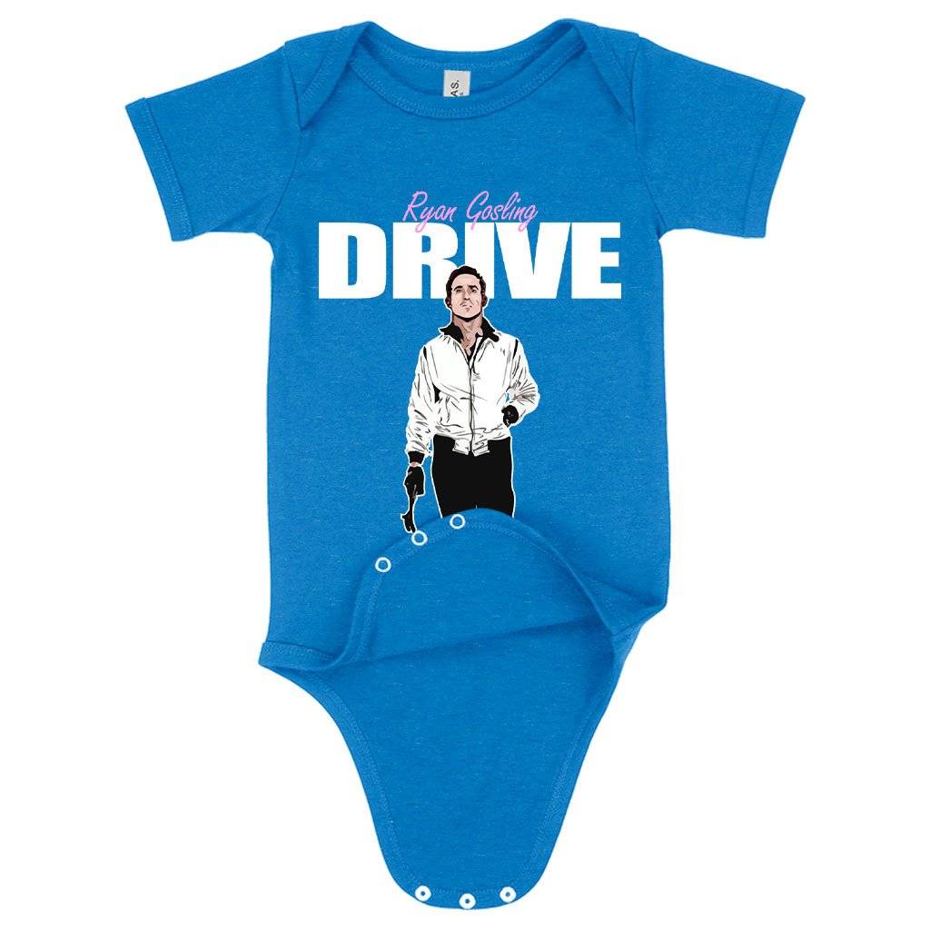 Baby Jersey Drive Onesie - Ryan Gosling Onesie Baby Clothing Kids & Baby Color : Heather Columbia Blue|Yellow|White 