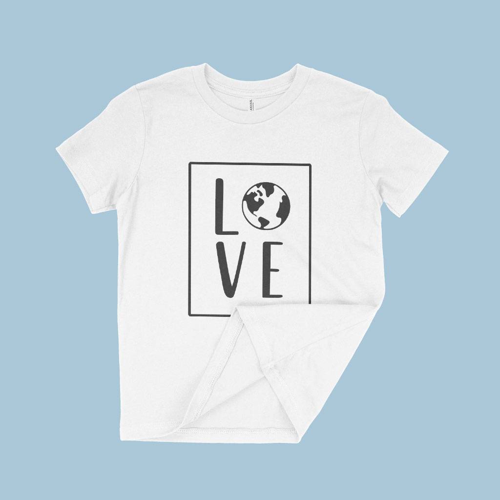 84676-7d0500.jpeg Love Earth Kids' Jersey T-Shirt Kids & Baby Kids' Clothing Color : White|Black|Natural