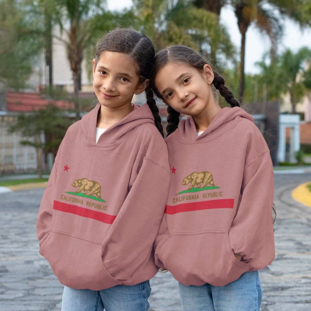 84677-5cab02.jpg Kids' Sponge Fleece California Bear Hoodie Kids & Baby Kids' Clothing Color : Black|Athletic Heather|Mauve