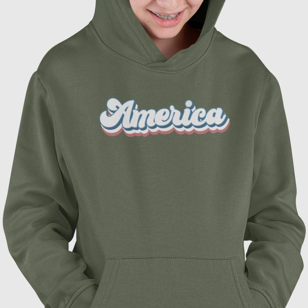 84678-c3595d.jpg Kids' Sponge Fleece Patriotic Hoodie Kids & Baby Kids' Clothing Color : Mauve|Military Green|Black