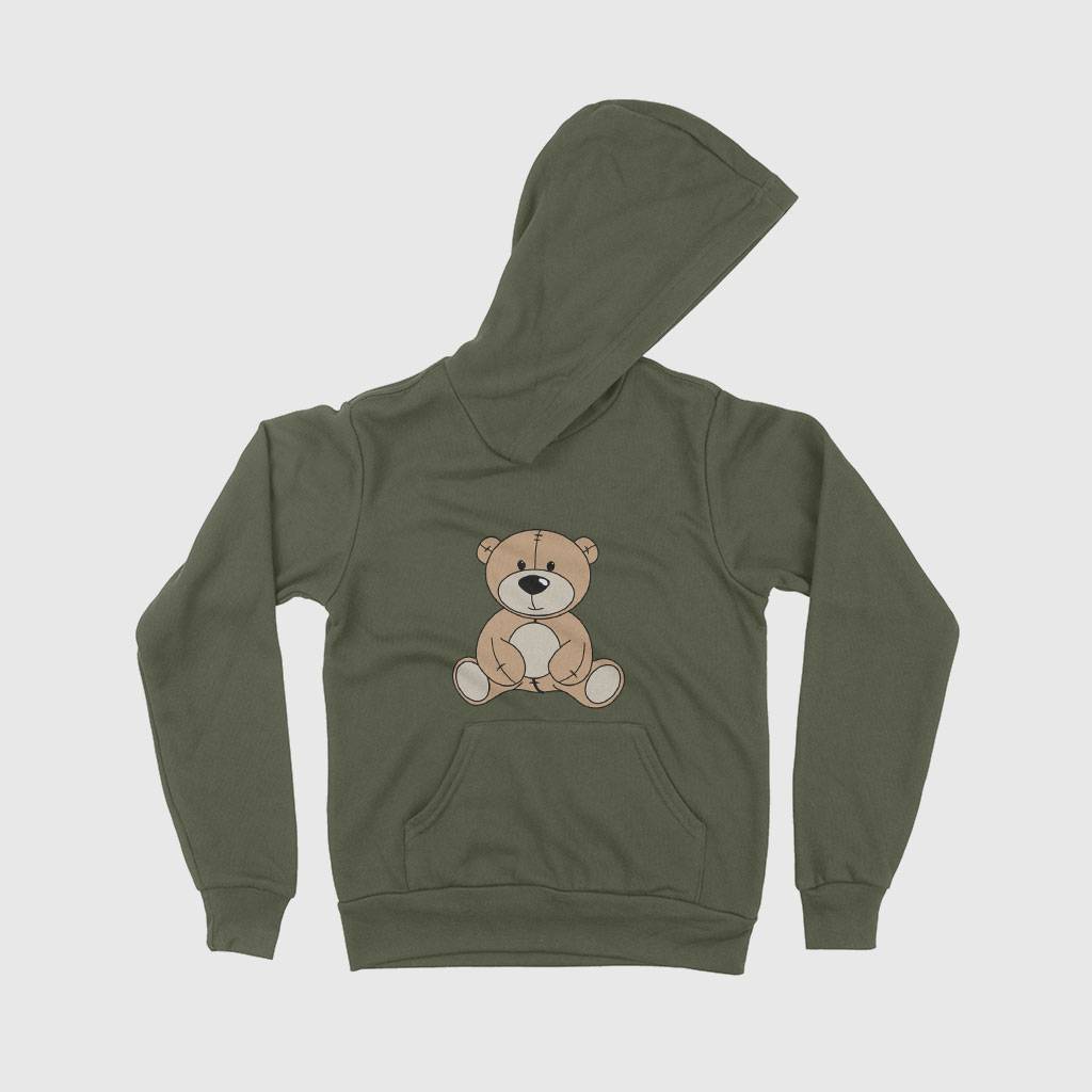 84684-19dff3.jpeg Kids' Sponge Fleece Cute Bear Hoodie Kids & Baby Kids' Clothing Color : Dark Gray Heather|Military Green|Black
