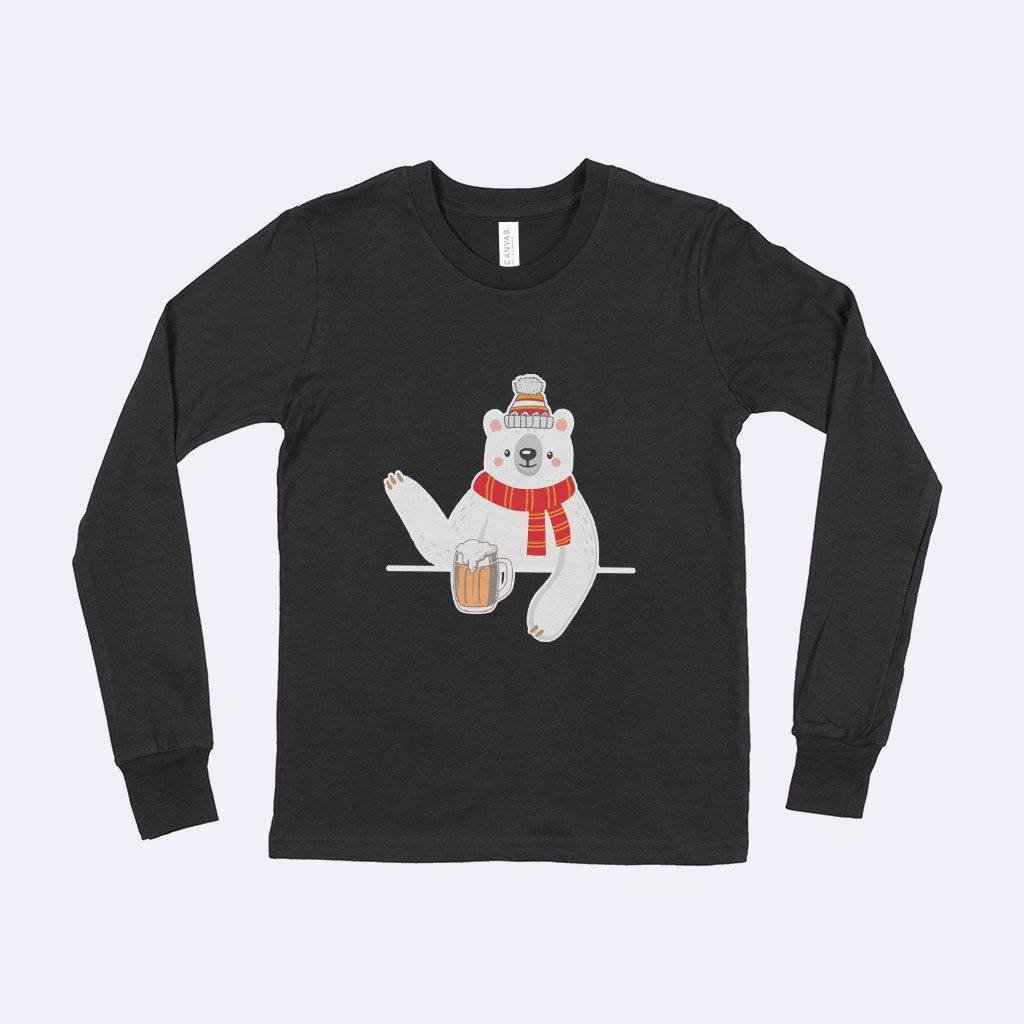 84689-261fd7.jpeg Kids' Long Sleeve Polar Bear T-Shirt Kids & Baby Kids' Clothing Color : Black|True Royal Blue|Heather Yellow Gold