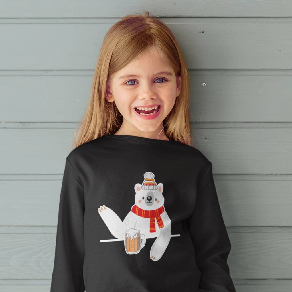 84689-aac387.jpg Kids' Long Sleeve Polar Bear T-Shirt Kids & Baby Kids' Clothing Color : Black|True Royal Blue|Heather Yellow Gold