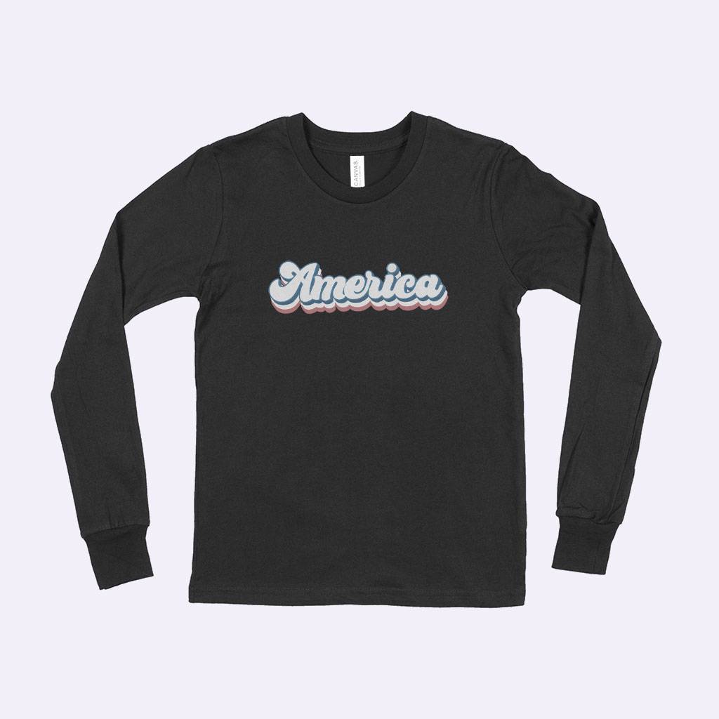 84702-1e2104.jpeg Kids' Long Sleeve Patriotic T-Shirt Kids & Baby Kids' Clothing Color : Dark Gray Heather|Black|Heather Yellow Gold