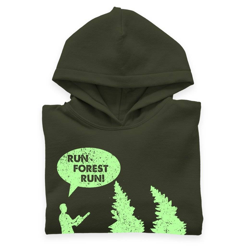 85006-6c291c.jpeg Kids' Sponge Fleece Run Forest Run Hoodie - Funny Hoodie Kids & Baby Kids' Clothing Color : Military Green|Athletic Heather|Dark Gray Heather