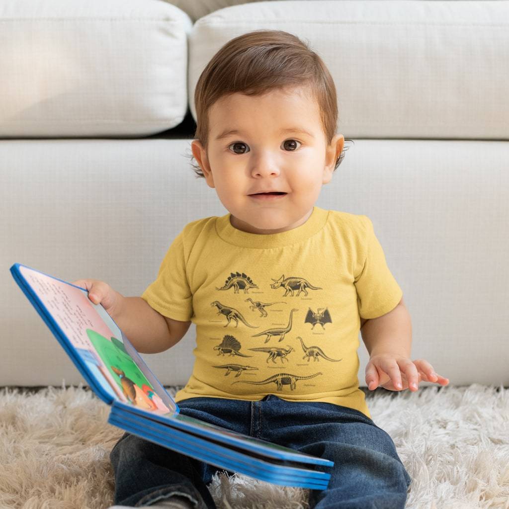 85110-c74894.jpg Dinosaur Graphic Baby Tee Shirt Baby Clothing Kids & Baby Color : White|Pink|Yellow