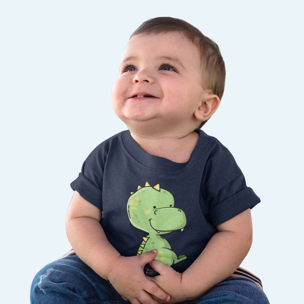 85111-df312d.jpg Dinosaur Baby Jersey Tee Shirt Baby Clothing Kids & Baby Color : Heather Columbia Blue|Pink|Navy