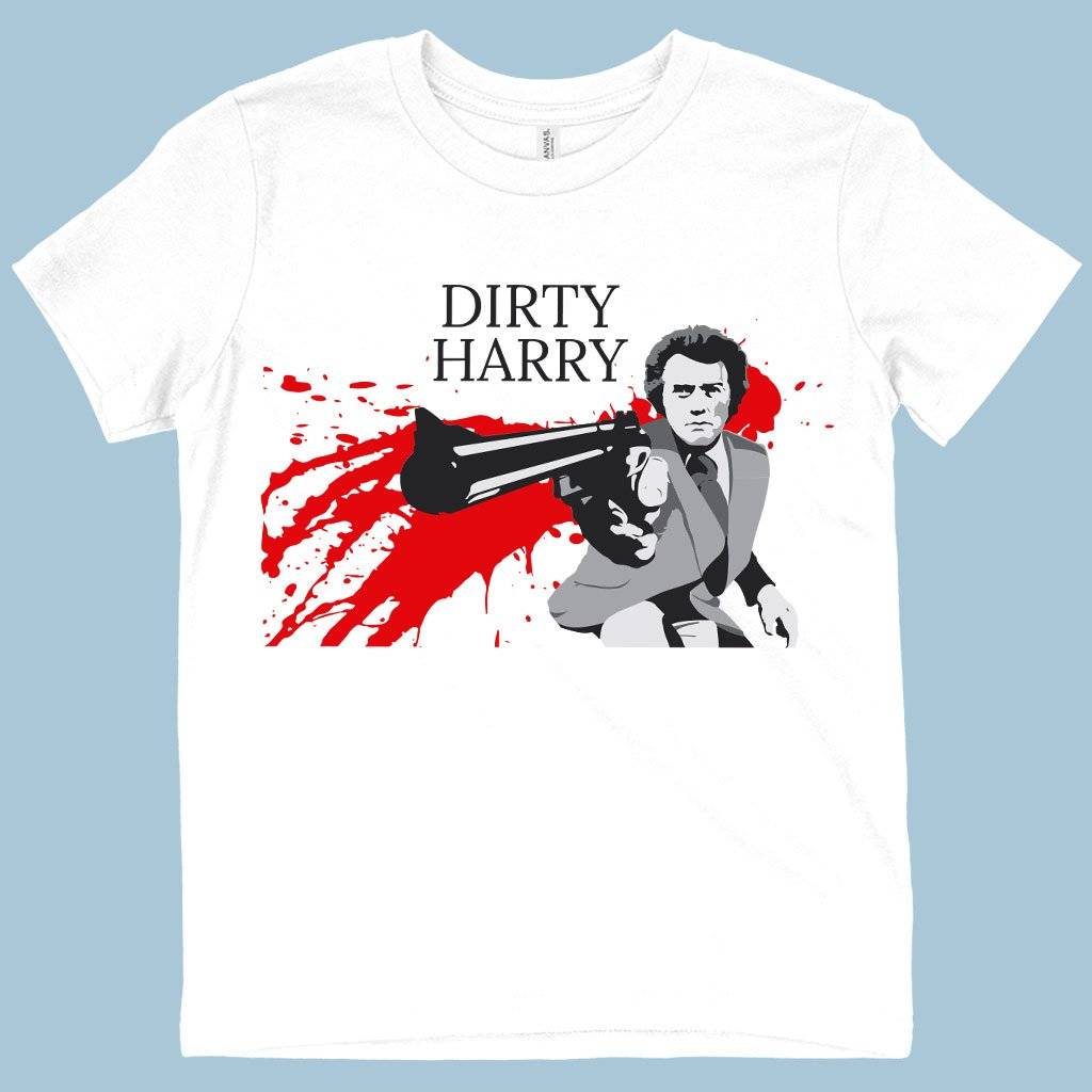 Kids' Dirty Harry T-Shirt - Dirty Harry Gifts Kids & Baby Kids' Clothing Color : White|Black|Natural 