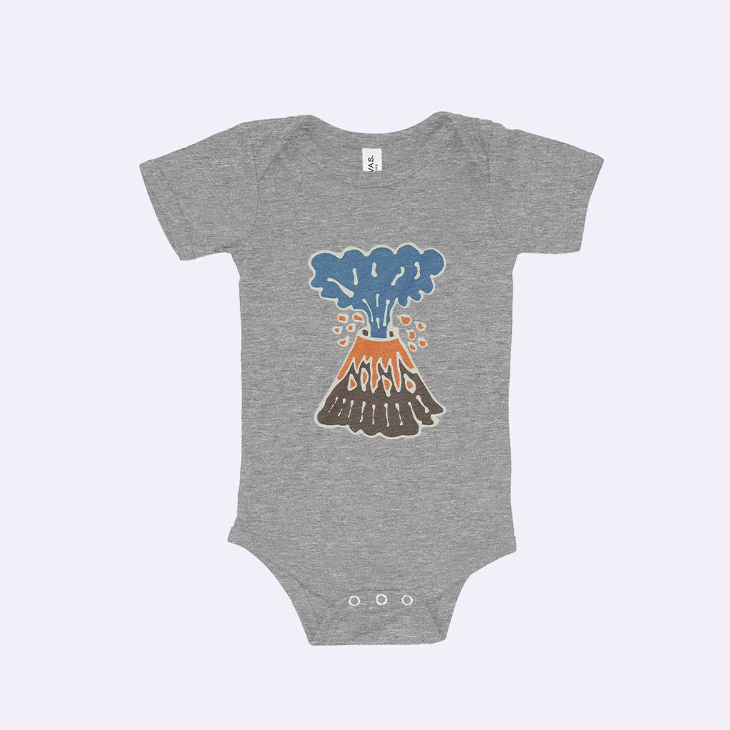 85295-584e95.jpeg Volcano Baby Triblend One-Piece Baby Clothing Kids & Baby Color : Gray Triblend|Ice Blue Triblend|Mauve Triblend