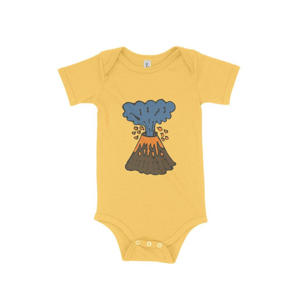 85298-c4c093.jpeg Volcano Baby Jersey One-Piece Baby Clothing Kids & Baby Color : White|Heather Dust|Pink|Yellow|Heather Columbia Blue