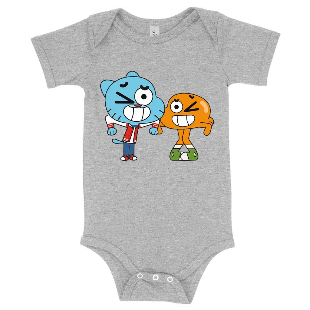 Baby Amazing World of Gumball Onesie Baby Clothing Kids & Baby Baby Amazing World of Gumball Onesie Baby Clothing Kids & Baby Color : Gray Triblend|Peach Triblend|Mauve Triblend