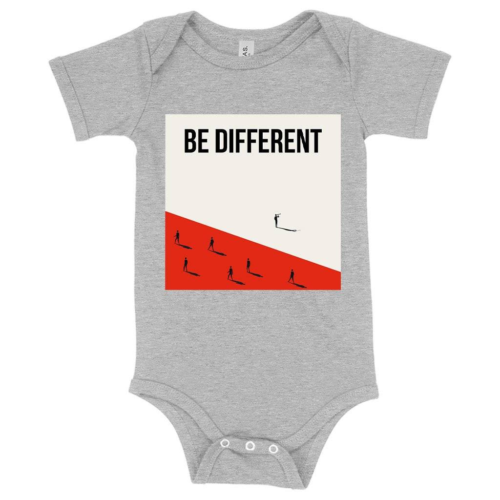 Baby Be Different Onesie – Printed Onesies Baby Clothing Kids & Baby Baby Be Different Onesie - Printed Onesies Baby Clothing Kids & Baby Color : Peach Triblend|Ice Blue Triblend|Gray Triblend