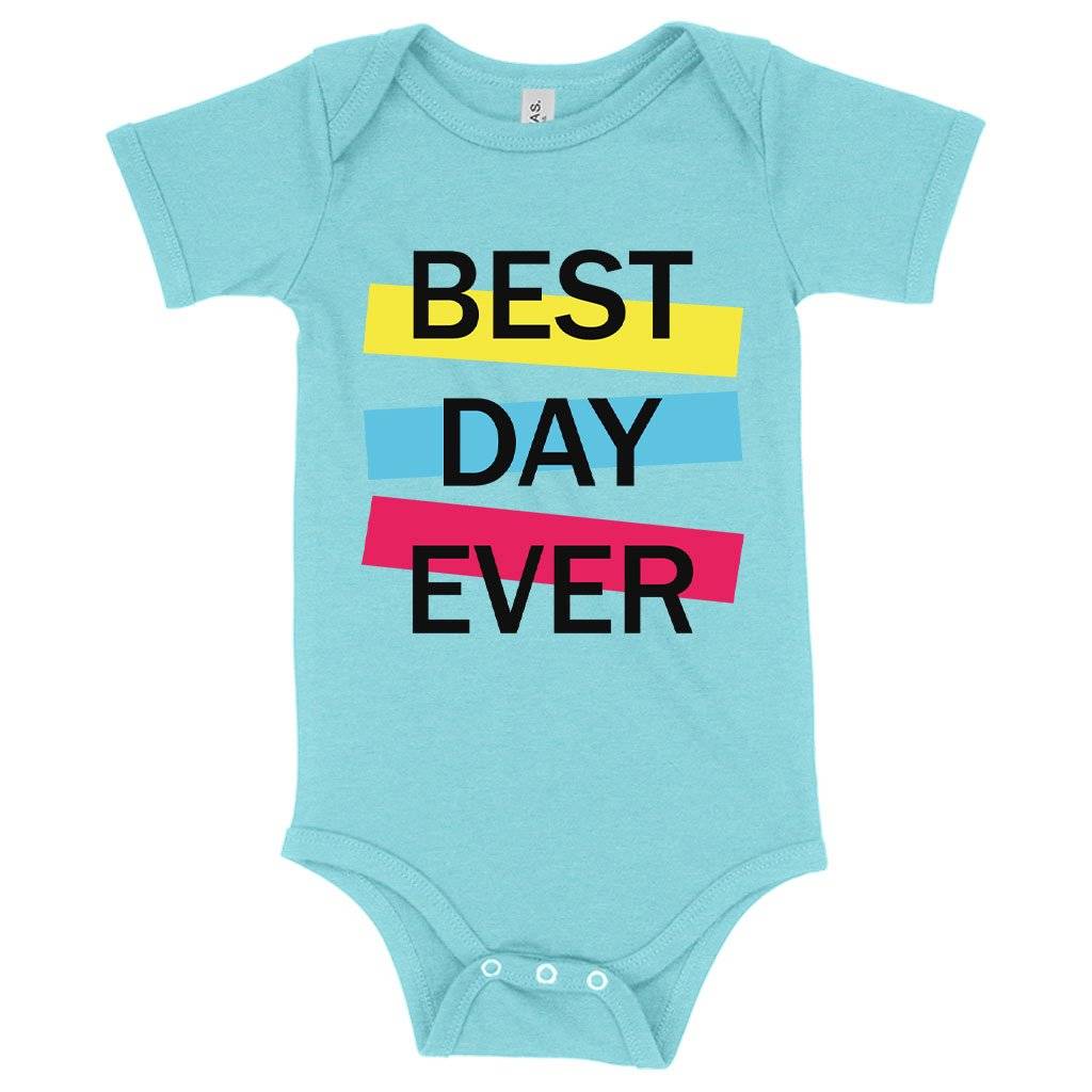 Baby Best Day Ever Onesie – Graphic Onesies Baby Clothing Kids & Baby Baby Best Day Ever Onesie - Graphic Onesies Baby Clothing Kids & Baby Color : Peach Triblend|Ice Blue Triblend|Gray Triblend