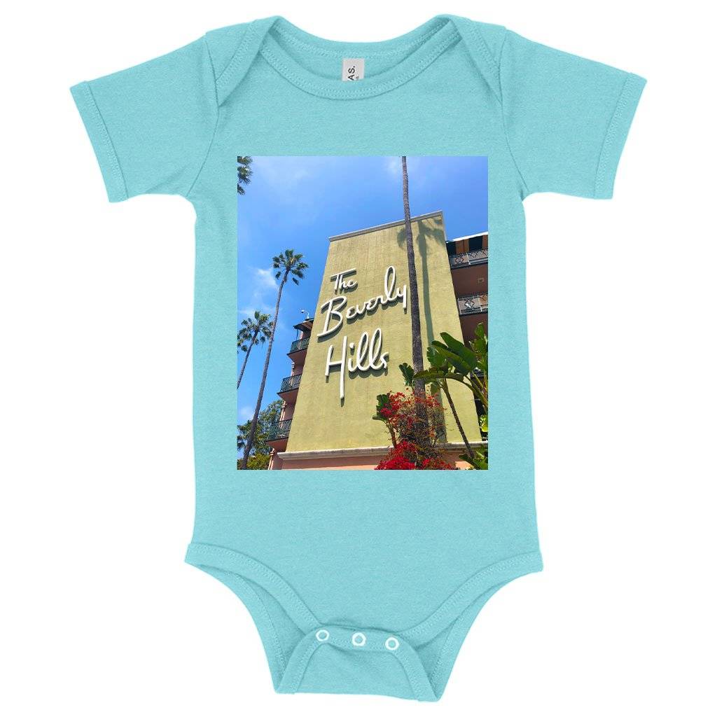 Baby Beverly Hills Onesie – 90210 Onesie Baby Clothing Kids & Baby Baby Beverly Hills Onesie - 90210 Onesie Baby Clothing Kids & Baby Color : Peach Triblend|Ice Blue Triblend|Gray Triblend