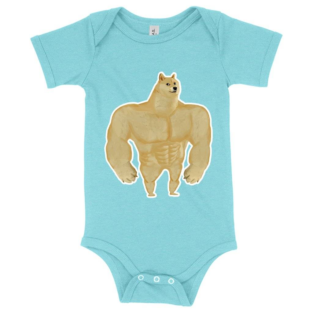Baby Doge Onesie – Meme Onesie Baby Clothing Kids & Baby Baby Doge Onesie - Meme Onesie Baby Clothing Kids & Baby Color : Gray Triblend|Peach Triblend|Ice Blue Triblend