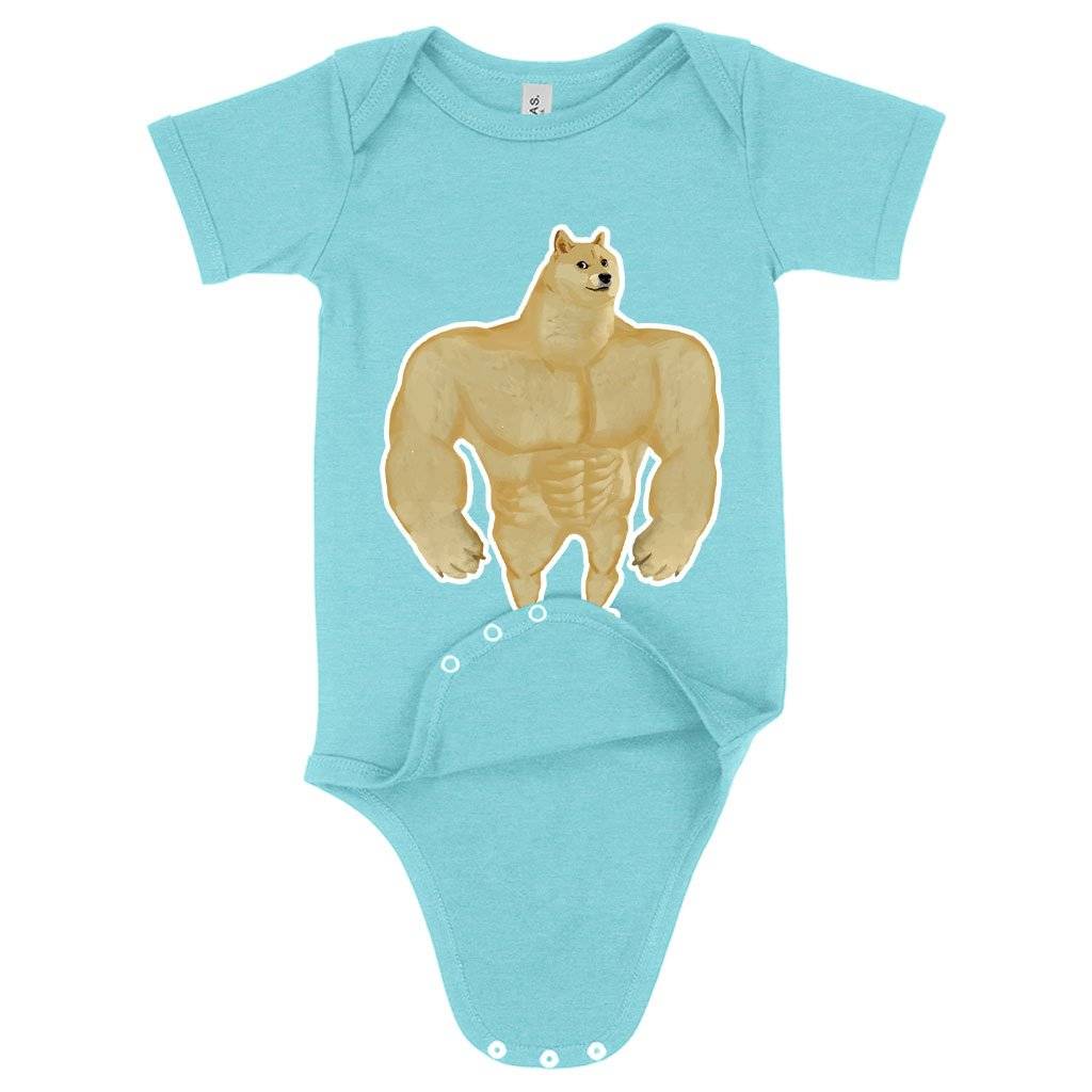 Baby Doge Onesie – Meme Onesie Baby Clothing Kids & Baby Baby Doge Onesie - Meme Onesie Baby Clothing Kids & Baby Color : Gray Triblend|Peach Triblend|Ice Blue Triblend