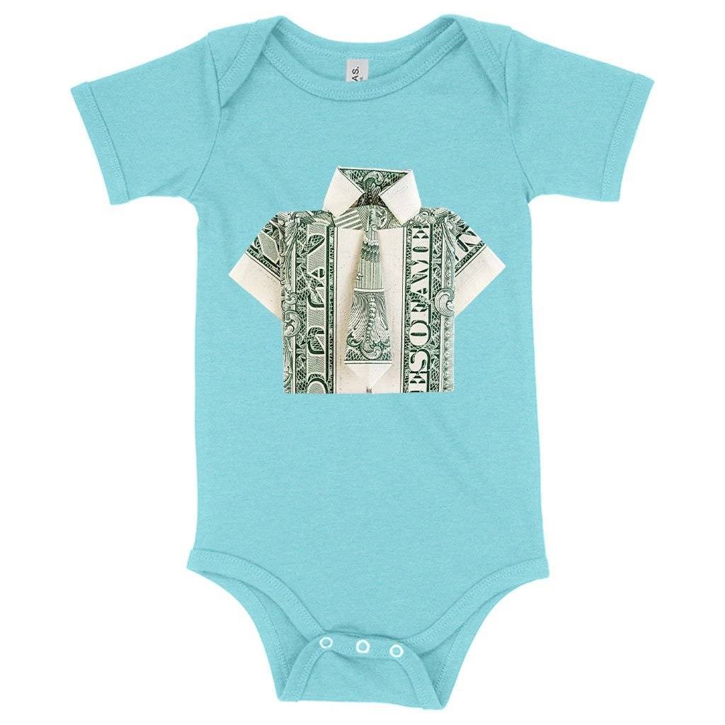 Baby Dollar Origami Onesie – Money Origami Baby Clothing Kids & Baby Baby Dollar Origami Onesie - Money Origami Baby Clothing Kids & Baby Color : Peach Triblend|Ice Blue Triblend|Mauve Triblend