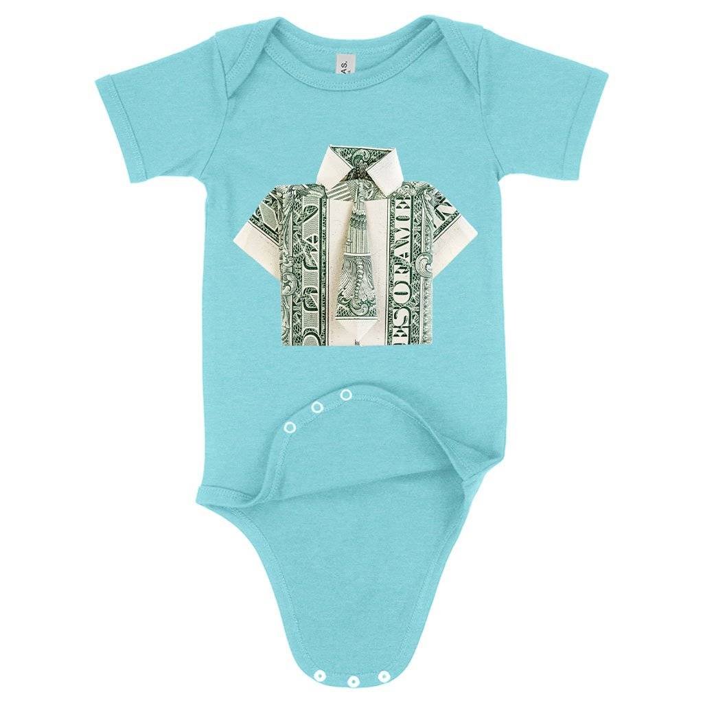 Baby Dollar Origami Onesie – Money Origami Baby Clothing Kids & Baby Baby Dollar Origami Onesie - Money Origami Baby Clothing Kids & Baby Color : Peach Triblend|Ice Blue Triblend|Mauve Triblend