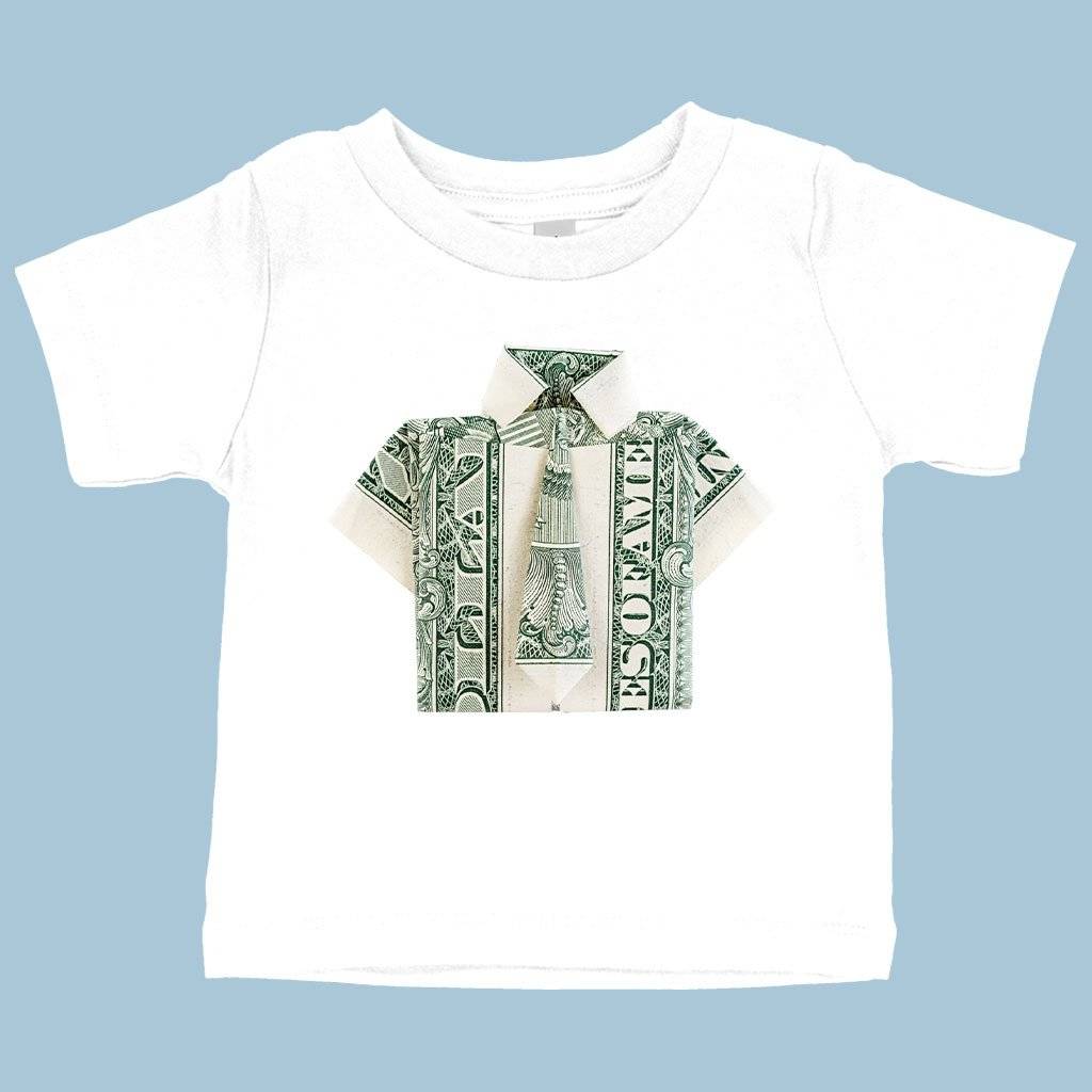 Baby Dollar Origami T-Shirt – Money Origami Baby Clothing Kids & Baby Baby Dollar Origami T-Shirt - Money Origami Baby Clothing Kids & Baby Color : Heather Columbia Blue|Navy|White