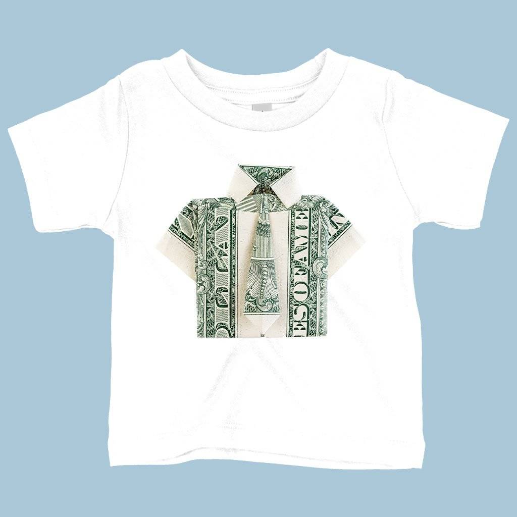 Baby Dollar Origami T-Shirt – Money Origami Baby Clothing Kids & Baby Baby Dollar Origami T-Shirt - Money Origami Baby Clothing Kids & Baby Color : Heather Columbia Blue|Navy|White