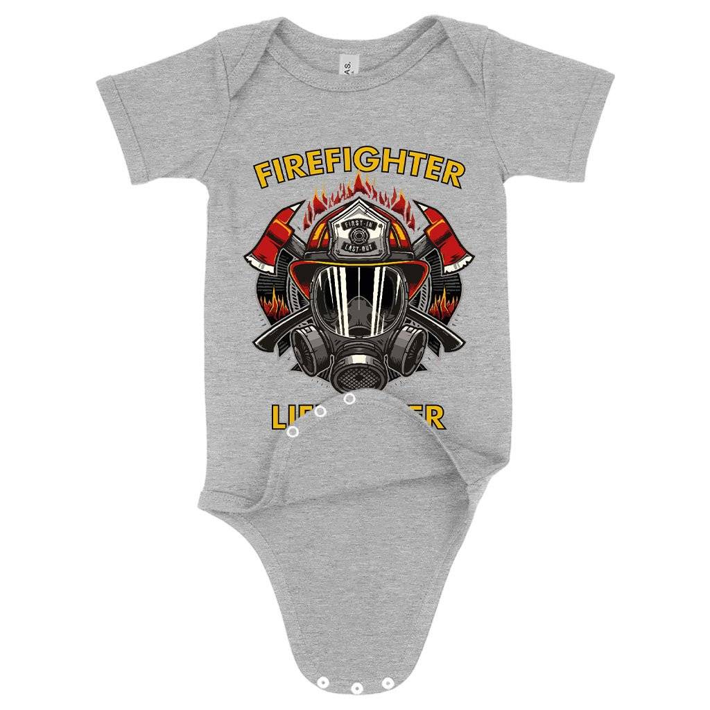 Baby Firefighter Life Saver Onesie – Firefighter Design Onesie – Firefighter Apparel Baby Clothing Kids & Baby Baby Firefighter Life Saver Onesie - Firefighter Design Onesie - Firefighter Apparel Baby Clothing Kids & Baby Color : Peach Triblend|Ice Blue Triblend|Gray Triblend