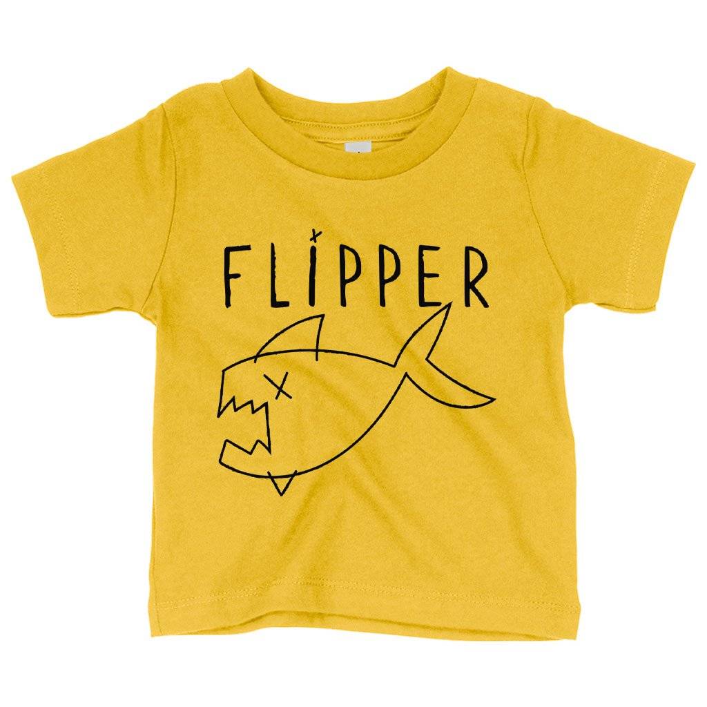 Baby Flipper T-Shirt – Kurt Cobain Flipper T-Shirt Baby Clothing Kids & Baby Baby Flipper T-Shirt - Kurt Cobain Flipper T-Shirt Baby Clothing Kids & Baby Color : Yellow|Pink|Navy