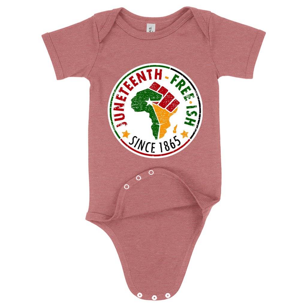Baby Free-ish Juneteenth Onesie – Juneteenth Clothes Baby Clothing Kids & Baby Baby Free-ish Juneteenth Onesie - Juneteenth Clothes Baby Clothing Kids & Baby Color : Mauve Triblend|Peach Triblend|Ice Blue Triblend