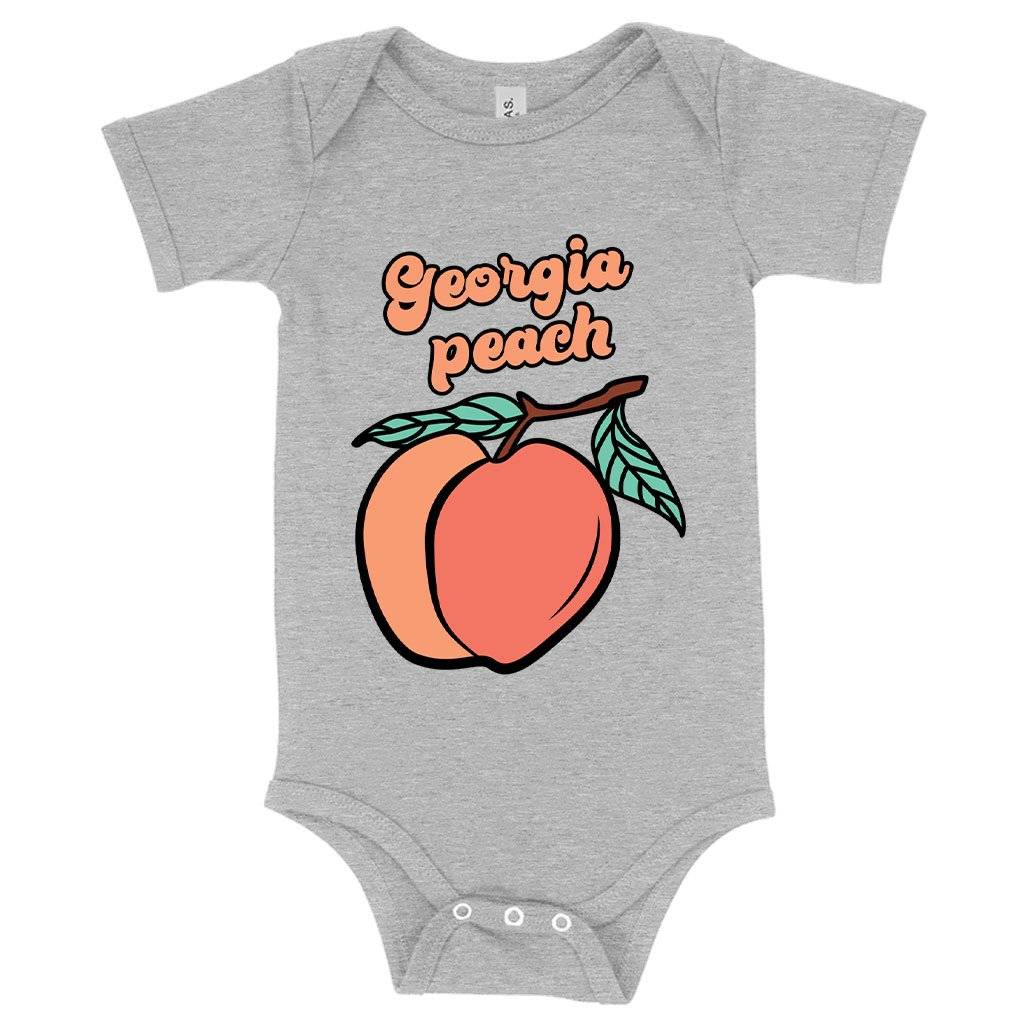 Baby Georgia Peach Onesie – Peach State Onesies Baby Feeding Kids & Baby Baby Georgia Peach Onesie - Peach State Onesies Baby Feeding Kids & Baby Color : Gray Triblend|Ice Blue Triblend|Peach Triblend