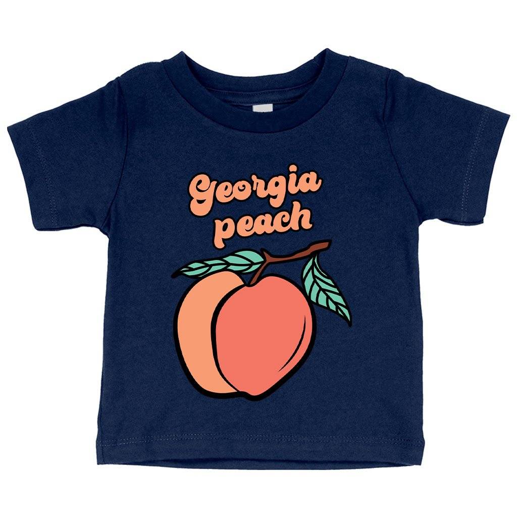 Baby Georgia Peach T-Shirt – Peach State T-Shirts Baby Feeding Kids & Baby Baby Georgia Peach T-Shirt - Peach State T-Shirts Baby Feeding Kids & Baby Color : White|Athletic Heather|Navy