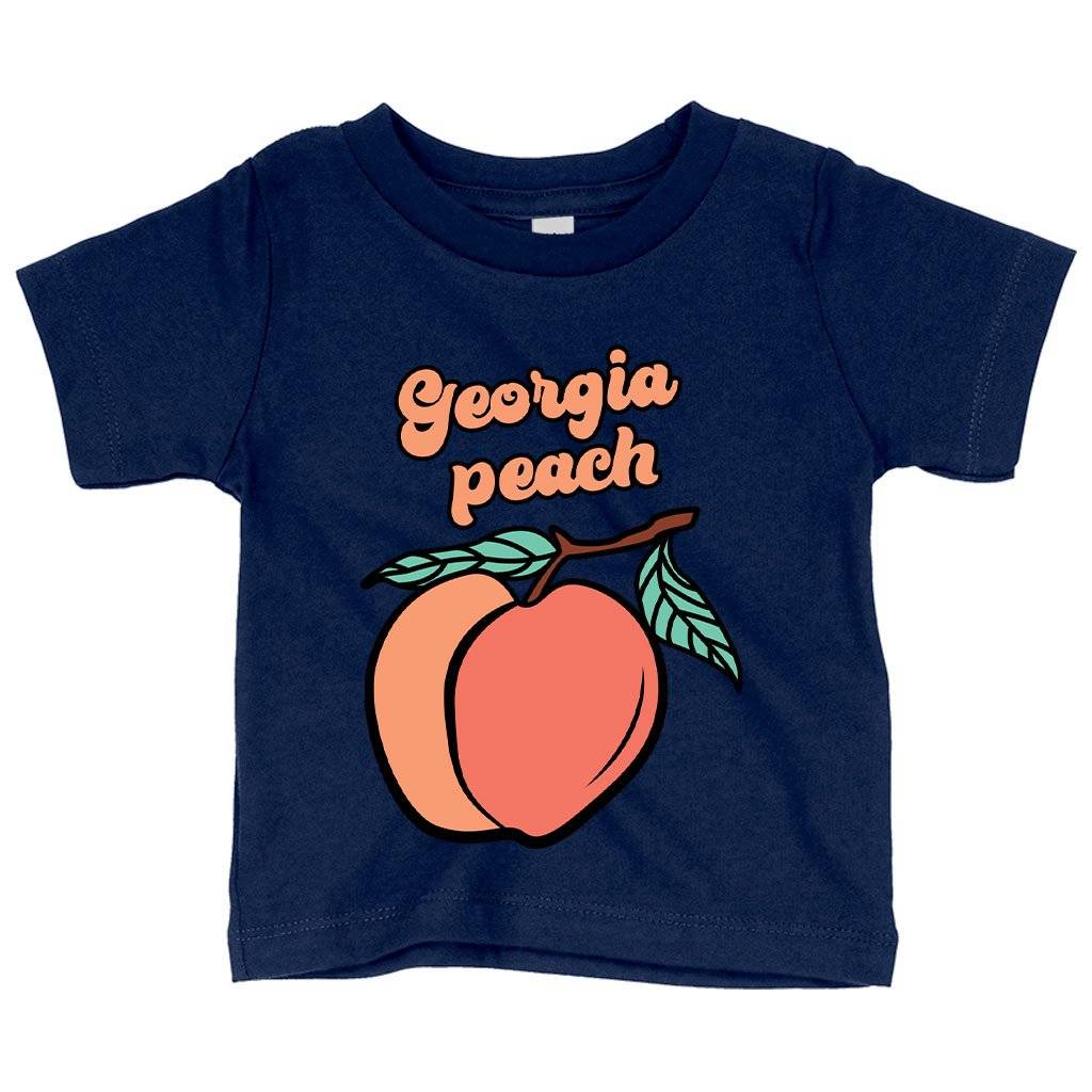 Baby Georgia Peach T-Shirt – Peach State T-Shirts Baby Feeding Kids & Baby Baby Georgia Peach T-Shirt - Peach State T-Shirts Baby Feeding Kids & Baby Color : White|Athletic Heather|Navy