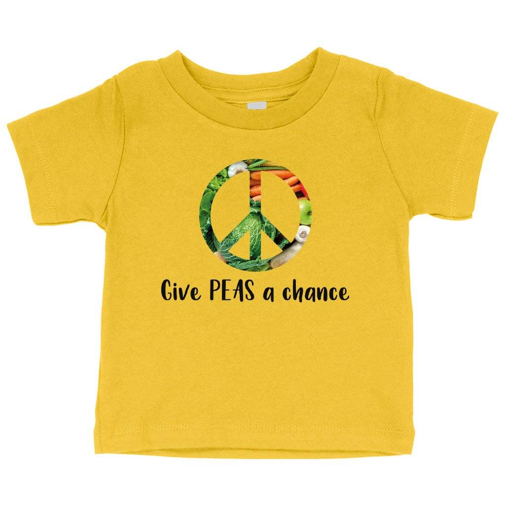 Baby Give Peas a Chance Funny Vegan T-Shirt – Vegan Print T-Shirt – Vegetarian Funny T-Shirts Baby Clothing Kids & Baby Baby Give Peas a Chance Funny Vegan T-Shirt - Vegan Print T-Shirt - Vegetarian Funny T-Shirts Baby Clothing Kids & Baby Color : Yellow|White|Navy