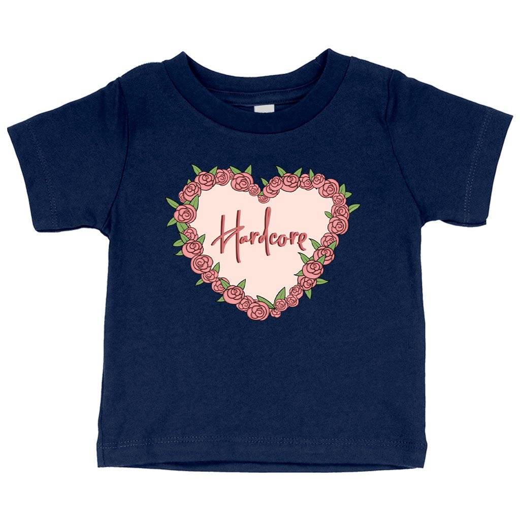 Baby Hardcore T-Shirt – Heart T-Shirt Baby Clothing Kids & Baby Baby Hardcore T-Shirt - Heart T-Shirt Baby Clothing Kids & Baby Color : Pink|White|Navy