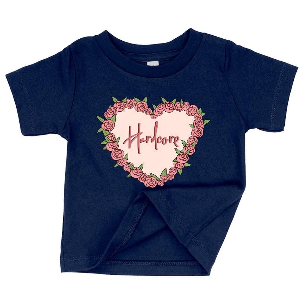 Baby Hardcore T-Shirt – Heart T-Shirt Baby Clothing Kids & Baby Baby Hardcore T-Shirt - Heart T-Shirt Baby Clothing Kids & Baby Color : Pink|White|Navy