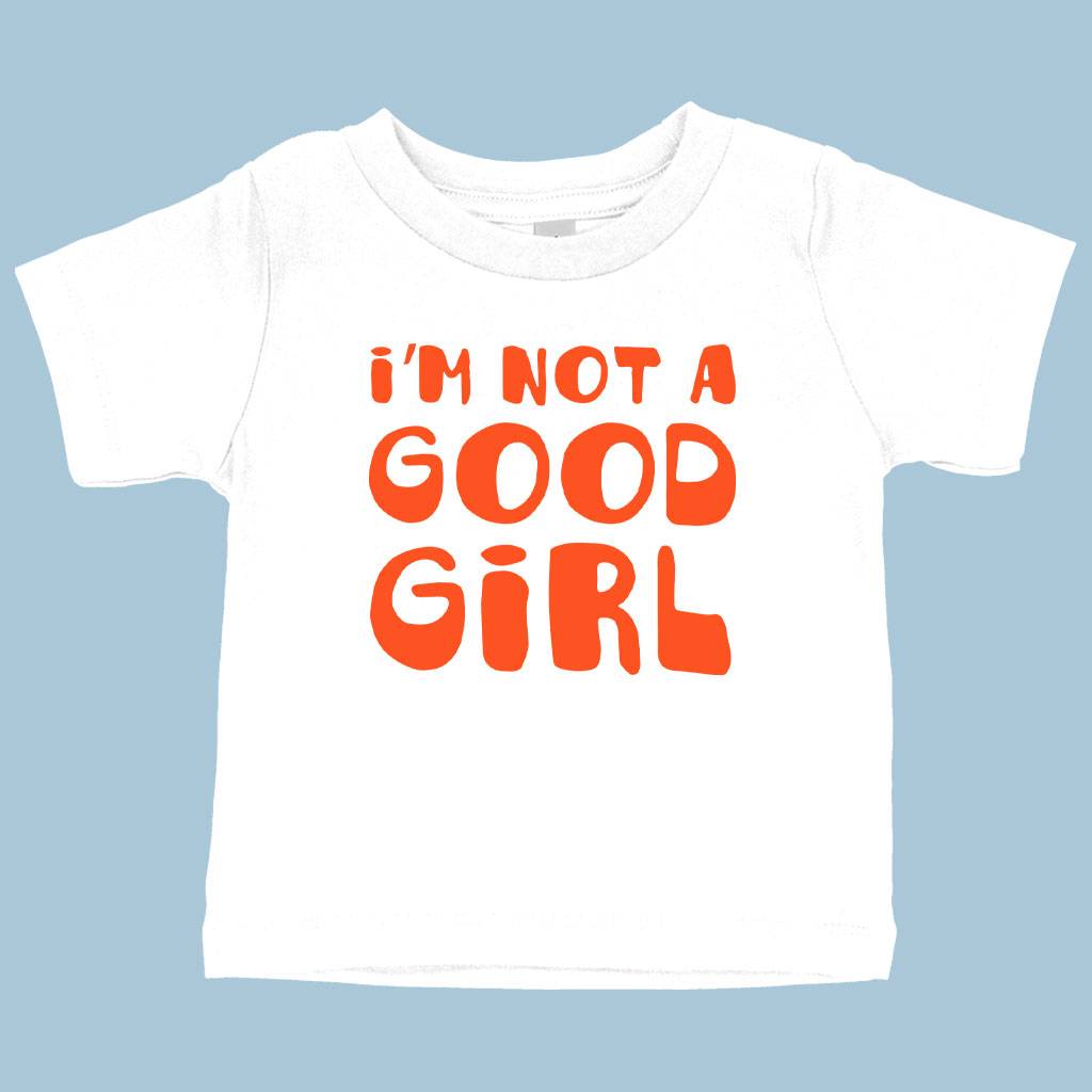 Baby I’m Not a Good Girl T-Shirt – Graphic T-Shirt Baby Clothing Kids & Baby Baby I’m Not a Good Girl T-Shirt - Graphic T-Shirt Baby Clothing Kids & Baby Color : Yellow|White|Navy