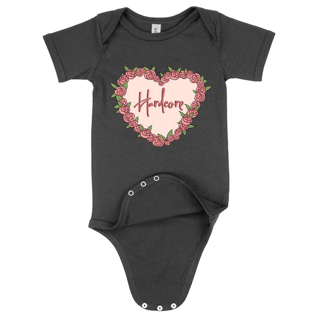 Baby Jersey Hardcore Onesie – Heart Onesie Baby Clothing Kids & Baby Baby Jersey Hardcore Onesie - Heart Onesie Baby Clothing Kids & Baby Color : Asphalt|Pink|White
