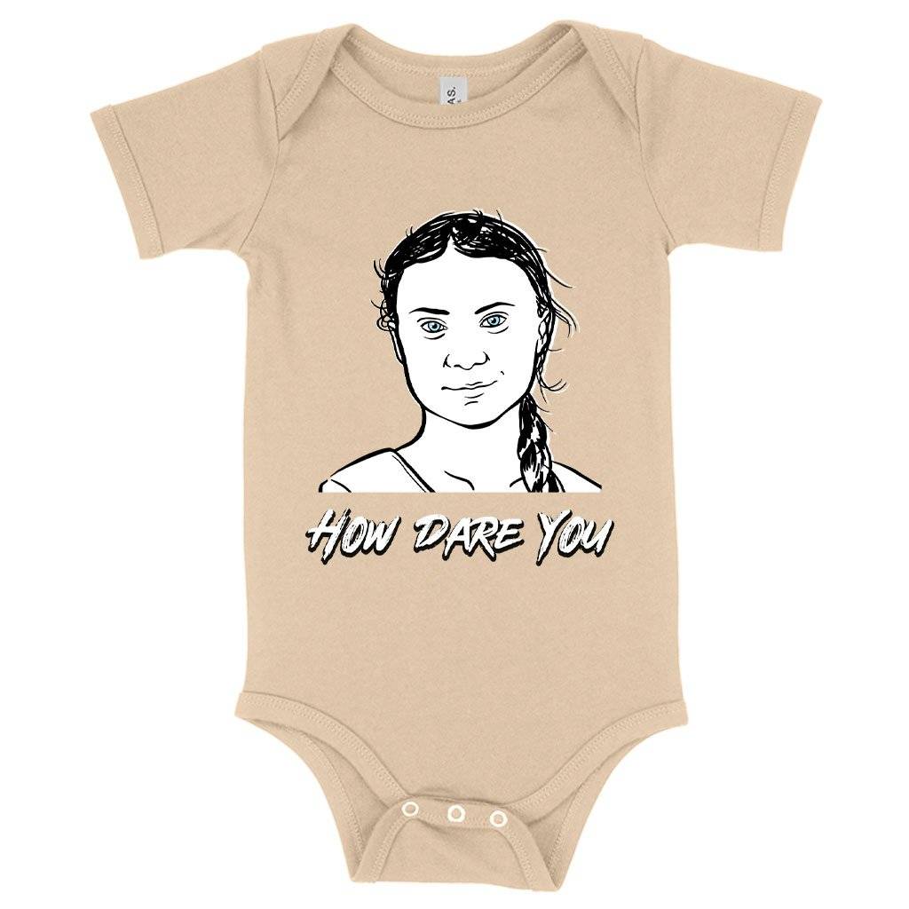 Baby Jersey How Dare You Onesie – Greta Thunberg Onesie – Climate Change Onesie Baby Feeding Kids & Baby Baby Jersey How Dare You Onesie - Greta Thunberg Onesie - Climate Change Onesie Baby Feeding Kids & Baby Color : Heather Dust|Heather Columbia Blue|Pink
