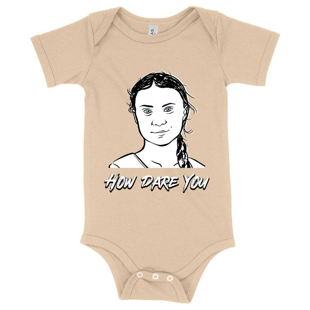 Baby Jersey How Dare You Onesie – Greta Thunberg Onesie – Climate Change Onesie Baby Feeding Kids & Baby Baby Jersey How Dare You Onesie - Greta Thunberg Onesie - Climate Change Onesie Baby Feeding Kids & Baby Color : Heather Dust|Heather Columbia Blue|Pink