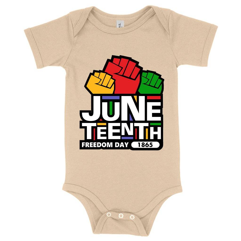 Baby Jersey Juneteenth 1865 Onesie Baby Clothing Kids & Baby Baby Jersey Juneteenth 1865 Onesie Baby Clothing Kids & Baby Color : Heather Dust|Pink|Heather Columbia Blue