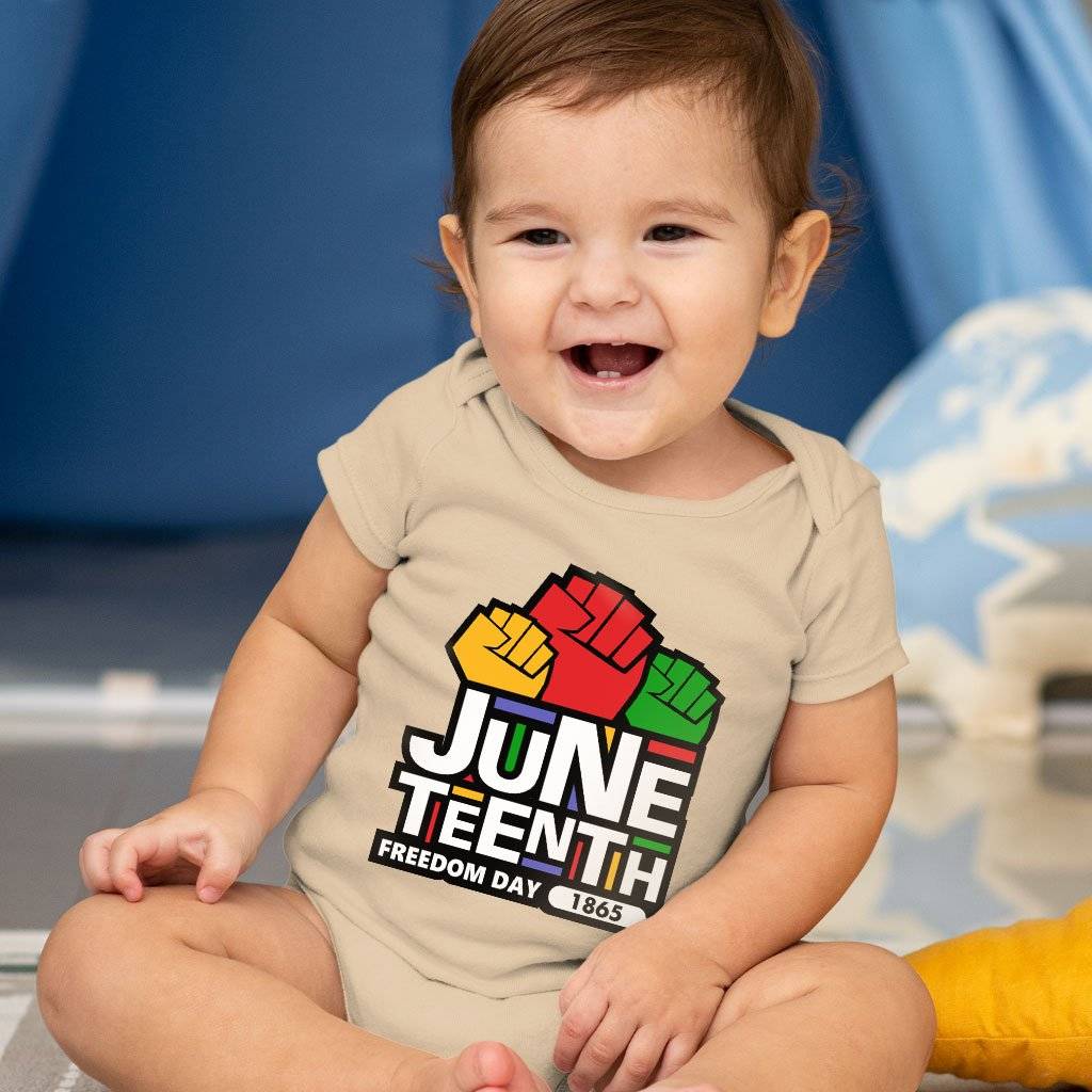 Baby Jersey Juneteenth 1865 Onesie Baby Clothing Kids & Baby Baby Jersey Juneteenth 1865 Onesie Baby Clothing Kids & Baby Color : Heather Dust|Pink|Heather Columbia Blue