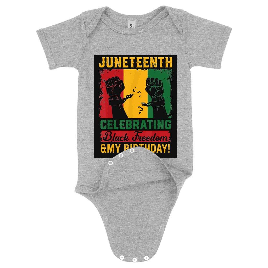 Baby Juneteenth Celebrating Onesie – Juneteenth Birthday Onesie Baby Clothing Kids & Baby Baby Juneteenth Celebrating Onesie - Juneteenth Birthday Onesie Baby Clothing Kids & Baby Color : Gray Triblend|Ice Blue Triblend|Peach Triblend