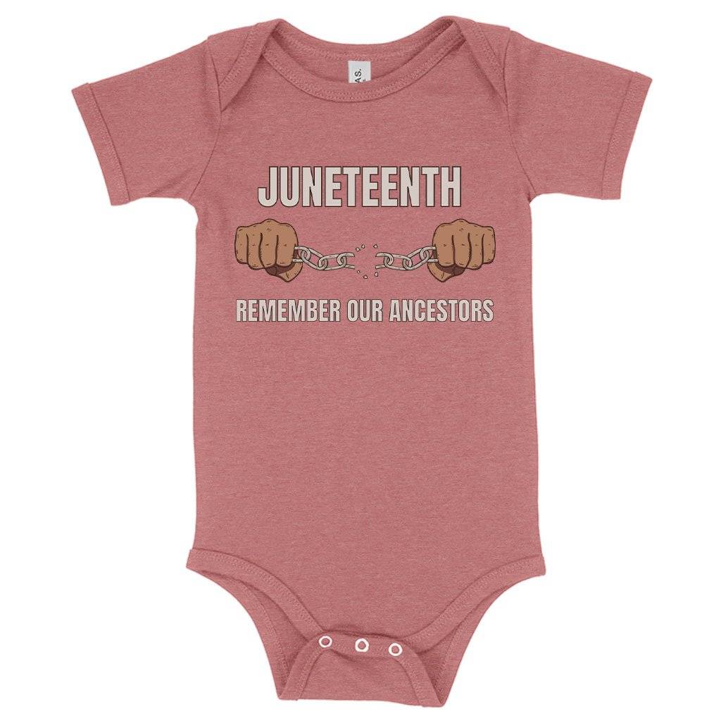 Baby Juneteenth Remember Our Ancestors Onesie – African American Juneteenth Onesies Baby Clothing Kids & Baby Baby Juneteenth Remember Our Ancestors Onesie - African American Juneteenth Onesies Baby Clothing Kids & Baby Color : Mauve Triblend|Peach Triblend|Ice Blue Triblend