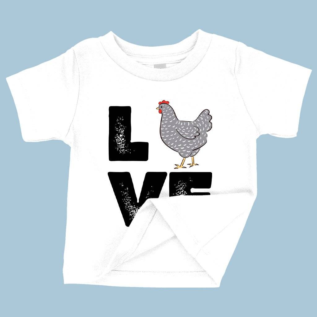 Baby Love Chicken T-Shirt – Distressed Graphic T-Shirt Baby Clothing Kids & Baby Baby Love Chicken T-Shirt - Distressed Graphic T-Shirt Baby Clothing Kids & Baby Color : White|Pink|Navy