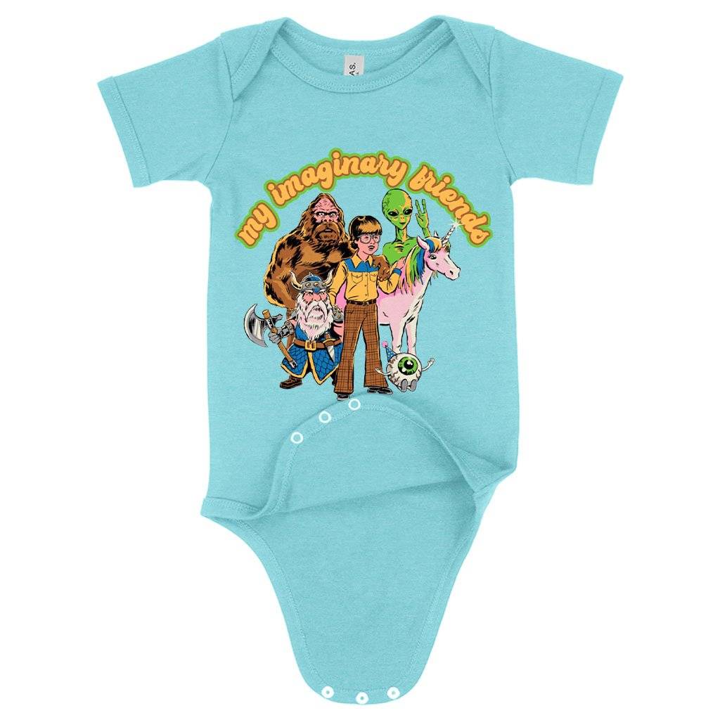Baby My Imaginary Friends Onesie – Graphic Onesies Baby Clothing Kids & Baby Baby My Imaginary Friends Onesie - Graphic Onesies Baby Clothing Kids & Baby Color : Mauve Triblend|Ice Blue Triblend|Gray Triblend