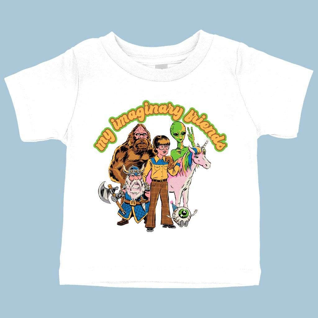 Baby My Imaginary Friends T-Shirt – Graphic T-Shirts Baby Clothing Kids & Baby Baby My Imaginary Friends T-Shirt - Graphic T-Shirts Baby Clothing Kids & Baby Color : Pink|White|Heather Columbia Blue