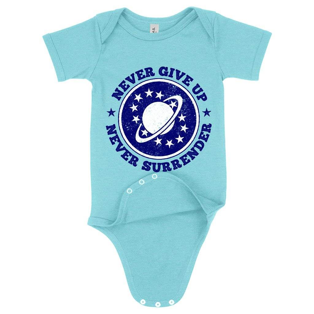 Baby Never Give Up Onesie – Galaxy Quest Onesie – Galaxy Quest Apparel Baby Clothing Kids & Baby Baby Never Give Up Onesie - Galaxy Quest Onesie - Galaxy Quest Apparel Baby Clothing Kids & Baby Color : Gray Triblend|Peach Triblend|Ice Blue Triblend