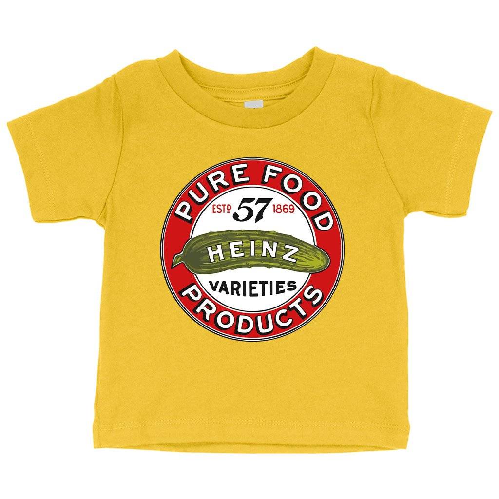Baby Pure Food Products T-Shirt – Heinz T-Shirt – Vintage T-Shirt Baby Clothing Kids & Baby Baby Pure Food Products T-Shirt - Heinz T-Shirt - Vintage T-Shirt Baby Clothing Kids & Baby Color : Yellow|Navy|White