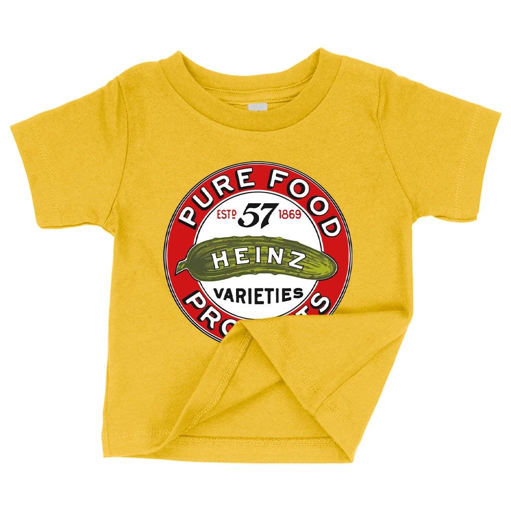 Baby Pure Food Products T-Shirt – Heinz T-Shirt – Vintage T-Shirt Baby Clothing Kids & Baby Baby Pure Food Products T-Shirt - Heinz T-Shirt - Vintage T-Shirt Baby Clothing Kids & Baby Color : Yellow|Navy|White
