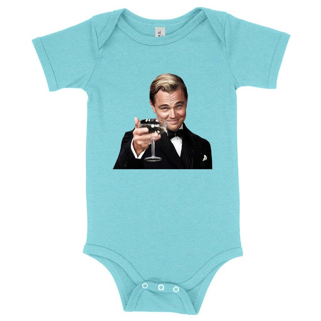 Baby The Great Gatsby Onesie – Leonardo DiCaprio Onesie Baby Clothing Kids & Baby Baby The Great Gatsby Onesie - Leonardo DiCaprio Onesie Baby Clothing Kids & Baby Color : Peach Triblend|Gray Triblend|Ice Blue Triblend