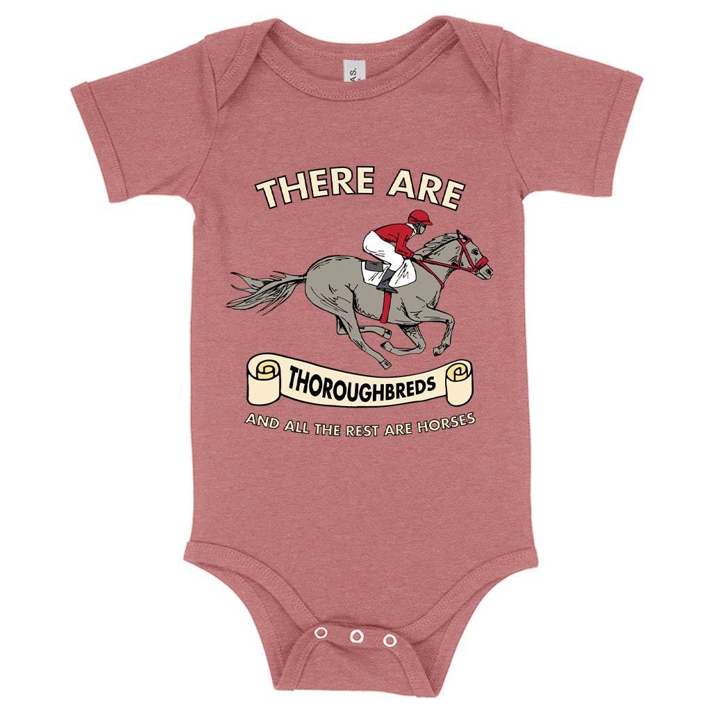 Baby There Are Thoroughbreds Onesie – Onesies with Horses on Them – Horse Onesie Designs Baby Clothing Kids & Baby Baby There Are Thoroughbreds Onesie - Onesies with Horses on Them - Horse Onesie Designs Baby Clothing Kids & Baby Color : Mauve Triblend|Ice Blue Triblend|Gray Triblend